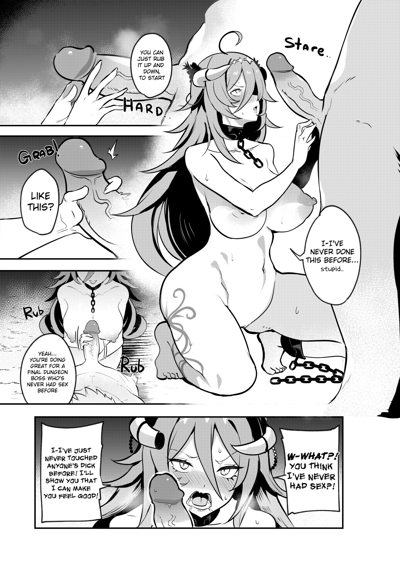 Hentai Manga Comic-The Final Dungeon Boss Can't Be This Easy To Defeat?!-Read-8